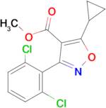 Methyl 5-cyclopropyl-3-(2,6-dichlorophenyl)isoxazole-4-carboxylate