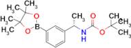 tert-Butyl (S)-(1-(3-(4,4,5,5-tetramethyl-1,3,2-dioxaborolan-2-yl)phenyl)ethyl)carbamate