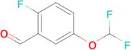 5-(Difluoromethoxy)-2-fluorobenzaldehyde