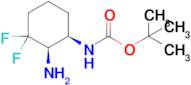 tert-Butyl ((1R,2R)-2-amino-3,3-difluorocyclohexyl)carbamate