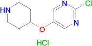 2-Chloro-5-(piperidin-4-yloxy)pyrimidine hydrochloride