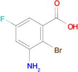 3-Amino-2-bromo-5-fluorobenzoic acid