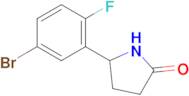 5-(5-Bromo-2-fluorophenyl)pyrrolidin-2-one