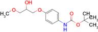 tert-Butyl (4-(2-hydroxy-3-methoxypropoxy)phenyl)carbamate