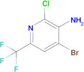 4-Bromo-2-chloro-6-(trifluoromethyl)pyridin-3-amine