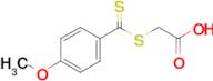 2-(4-Methoxyphenylcarbonothioylthio)ethanoic acid