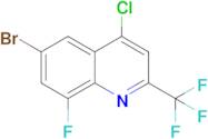 6-Bromo-4-chloro-8-fluoro-2-(trifluoromethyl)quinoline