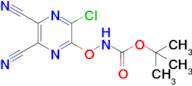 tert-Butyl ((3-chloro-5,6-dicyanopyrazin-2-yl)oxy)carbamate
