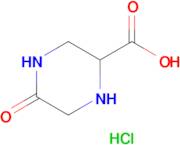 5-Oxopiperazine-2-carboxylic acid hydrochloride
