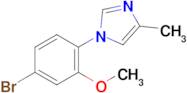 1-(4-Bromo-2-methoxyphenyl)-4-methyl-1H-imidazole