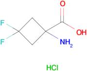 1-Amino-3,3-difluorocyclobutane-1-carboxylic acid hydrochloride