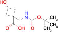 1-(((tert-Butoxycarbonyl)amino)methyl)-3-hydroxycyclobutane-1-carboxylic acid