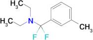 N-(Difluoro(m-tolyl)methyl)-N-ethylethanamine