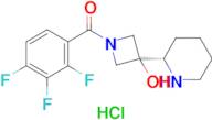 (S)-(3-Hydroxy-3-(piperidin-2-yl)azetidin-1-yl)(2,3,4-trifluorophenyl)methanone hydrochloride