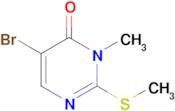 5-Bromo-3-methyl-2-(methylthio)pyrimidin-4(3H)-one