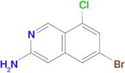 6-Bromo-8-chloroisoquinolin-3-amine