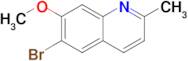 6-Bromo-7-methoxy-2-methylquinoline