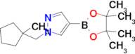 1-((1-Methylcyclopentyl)methyl)-4-(4,4,5,5-tetramethyl-1,3,2-dioxaborolan-2-yl)-1H-pyrazole