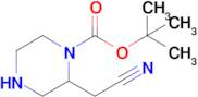 tert-Butyl 2-(cyanomethyl)piperazine-1-carboxylate