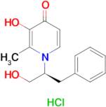 (S)-3-Hydroxy-1-(1-hydroxy-3-phenylpropan-2-yl)-2-methylpyridin-4(1H)-one hydrochloride