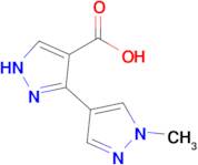 1'-Methyl-1H,1'H-[3,4'-bipyrazole]-4-carboxylic acid