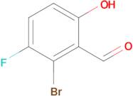 2-Bromo-3-fluoro-6-hydroxybenzaldehyde