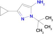 1-(tert-Butyl)-3-cyclopropyl-1H-pyrazol-5-amine