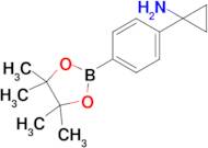 1-(4-(4,4,5,5-Tetramethyl-1,3,2-dioxaborolan-2-yl)phenyl)cyclopropan-1-amine