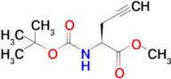 Methyl (S)-2-((tert-butoxycarbonyl)amino)pent-4-ynoate