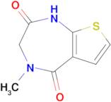 4-Methyl-3,4-dihydro-1H-thieno[2,3-e][1,4]diazepine-2,5-dione