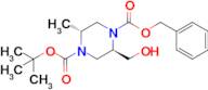 1-Benzyl 4-(tert-butyl) (2R,5R)-2-(hydroxymethyl)-5-methylpiperazine-1,4-dicarboxylate