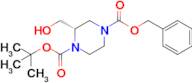 4-Benzyl 1-(tert-butyl) (S)-2-(hydroxymethyl)piperazine-1,4-dicarboxylate