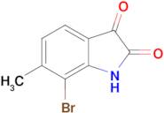 7-Bromo-6-methylindoline-2,3-dione