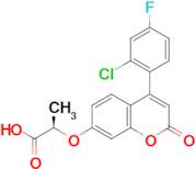 (R)-2-((4-(2-Chloro-4-fluorophenyl)-2-oxo-2H-chromen-7-yl)oxy)propanoic acid