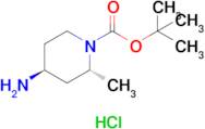 tert-Butyl (2R,4S)-4-amino-2-methylpiperidine-1-carboxylate hydrochloride