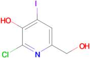 2-Chloro-6-(hydroxymethyl)-4-iodopyridin-3-ol