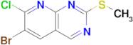 6-Bromo-7-chloro-2-(methylthio)pyrido[2,3-d]pyrimidine