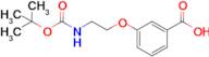 3-(2-((tert-Butoxycarbonyl)amino)ethoxy)benzoic acid