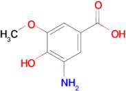 3-Amino-4-hydroxy-5-methoxybenzoic acid