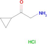 2-Amino-1-cyclopropylethan-1-one hydrochloride