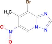 8-Bromo-7-methyl-6-nitro-[1,2,4]triazolo[1,5-a]pyridine