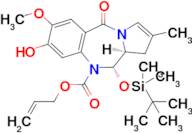 Allyl (11S,11aS)-11-((tert-butyldimethylsilyl)oxy)-8-hydroxy-7-methoxy-2-methyl-5-oxo-11,11a-dihyd…