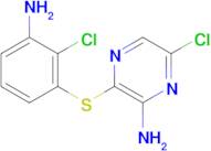 3-((3-Amino-2-chlorophenyl)thio)-6-chloropyrazin-2-amine
