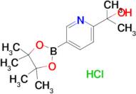 2-(5-(4,4,5,5-Tetramethyl-1,3,2-dioxaborolan-2-yl)pyridin-2-yl)propan-2-ol hydrochloride