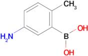 (5-Amino-2-methylphenyl)boronic acid