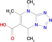 4,5,7-Trimethyl-4,7-dihydrotetrazolo[1,5-a]pyrimidine-6-carboxylic acid