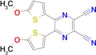 5,6-Bis(5-methoxythiophen-2-yl)pyrazine-2,3-dicarbonitrile