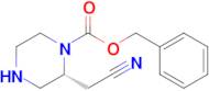 Benzyl (R)-2-(cyanomethyl)piperazine-1-carboxylate