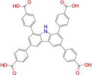 4,4',4'',4'''-(9H-Carbazole-1,3,6,8-tetrayl)tetrabenzoic acid