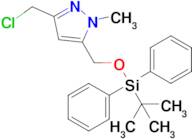 5-(((tert-Butyldiphenylsilyl)oxy)methyl)-3-(chloromethyl)-1-methyl-1H-pyrazole